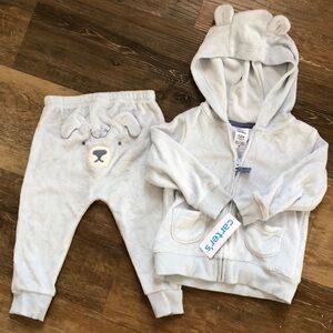 Carter’s baby pant/jacket set 12M